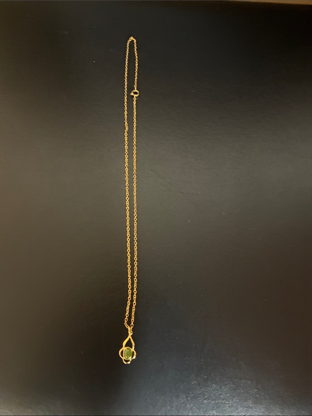 Genuine jade necklace
